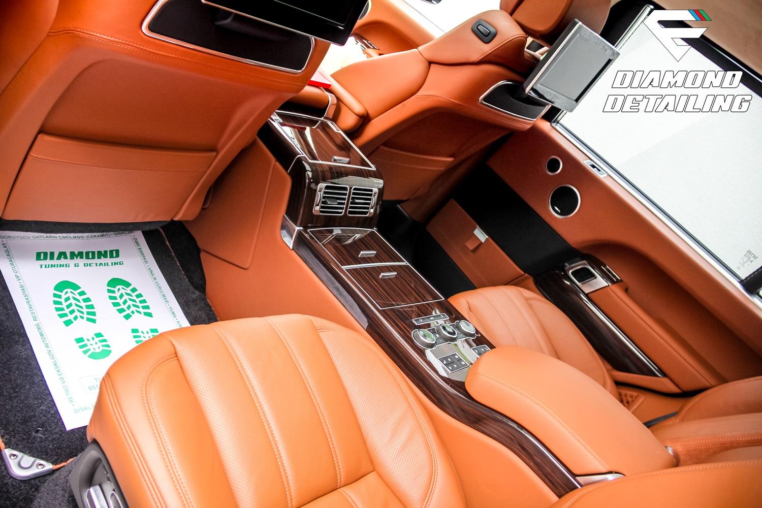 Luxury car interior roof