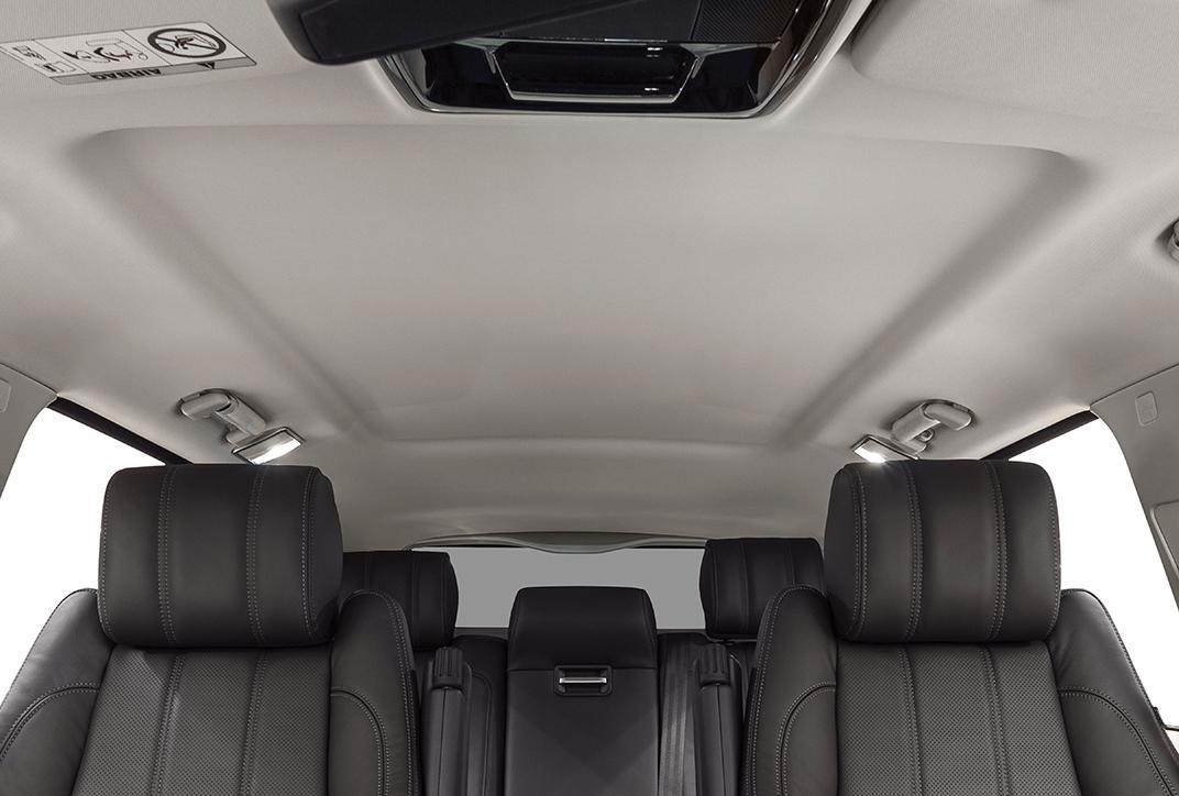 Premium grey SUV roof lining