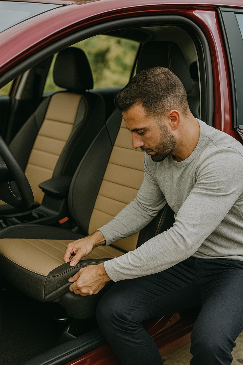 Expert seat cover fitting